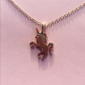 NEW • gold unicorn necklace